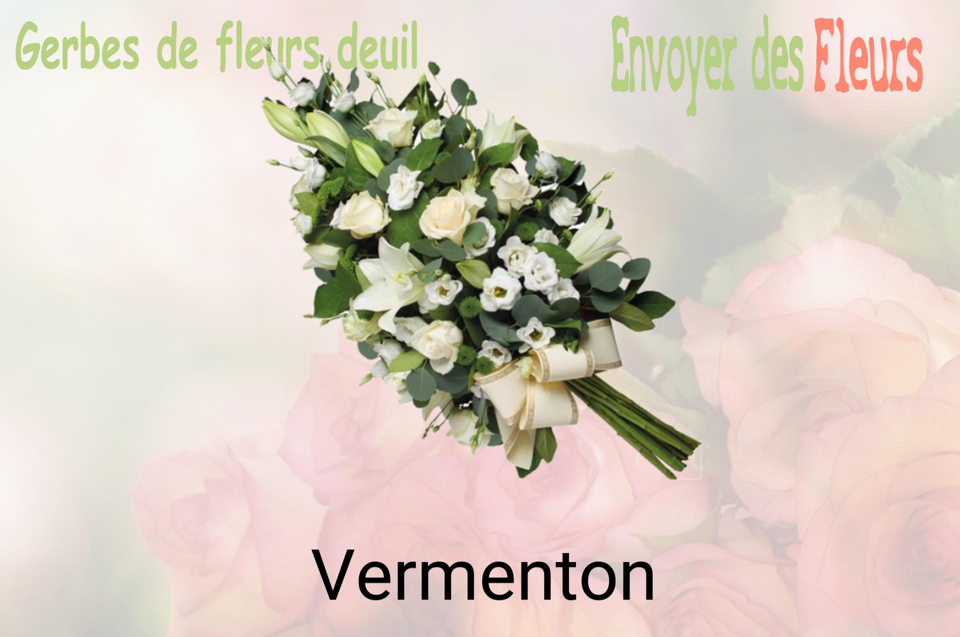 Gerbe de fleurs de deuil livrée à Vermenton
